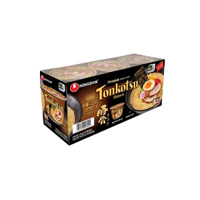 Nongshim Tonkotsu Ramen, 6 x 101 g