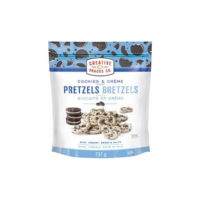 Creative Snacks Co. Cookies &amp; Creme Pretzels 737 g