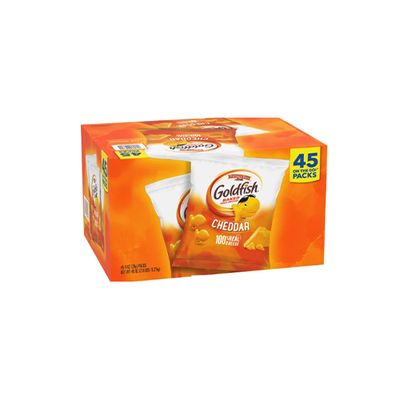 Goldfish Baked Snack Cheddar Crackers, 24 × 43 g (1.5 oz.)
