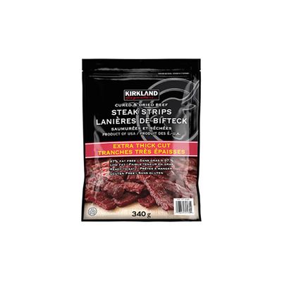 Kirkland Signature Extra Thick Steak Strips, 340 g