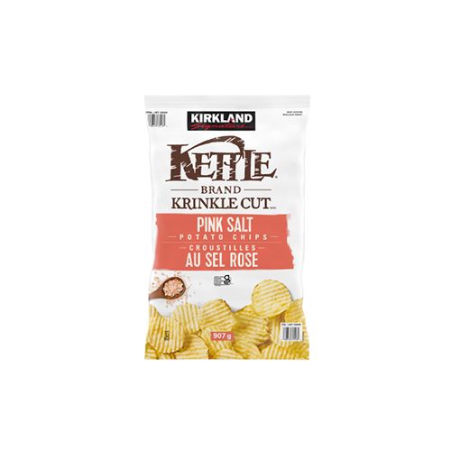 Kirkland Signature Kettle Brand Pink Salt Potato Chips, 907 g