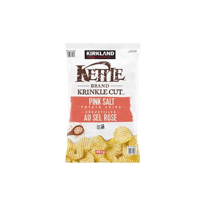Kirkland Signature Kettle Brand Pink Salt Potato Chips, 907 g