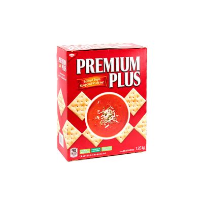 Premium Plus Crackers, Salted Tops, 1.35 kg
