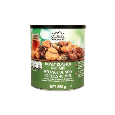 Savanna Orchards Honey Roasted Nut Mix, 850 g