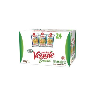 Sensible Portions Garden Veggie Snacks, Variety Pack, 24 × 28 g