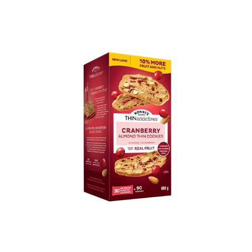 THINaddictives Cranberry Almond Thin Cookies, 690 g