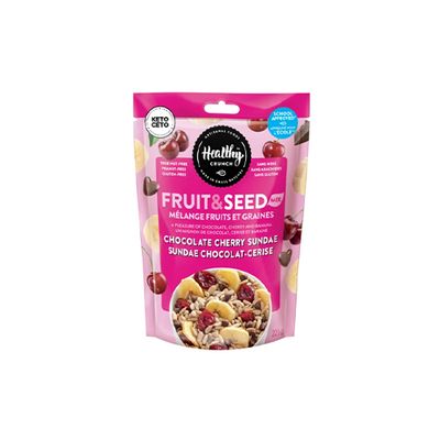 Healthy Crunch Fruit &amp; Seed Mix, 225 g - Chocolate cherry sundae