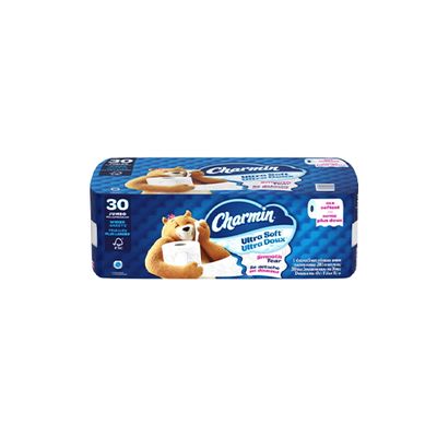 Charmin Ultra Soft Toilet Paper Jumbo Rolls, 30 x 200 Sheets