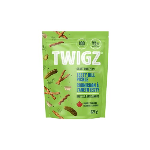 Twigz Zesty Dill Pickle Craft Pretzels 628 g