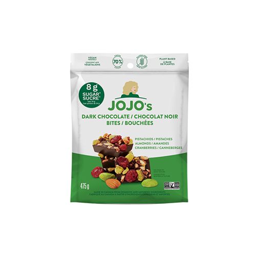Jojo&#39;s Dark Chocolate Bites 475 g
