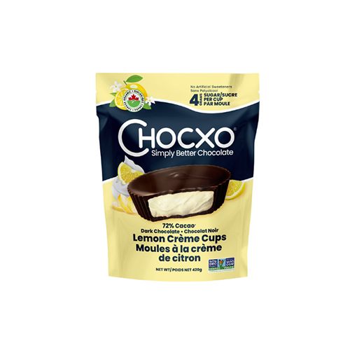 ChocXO Dark Chocolate Lemon Crème Cups