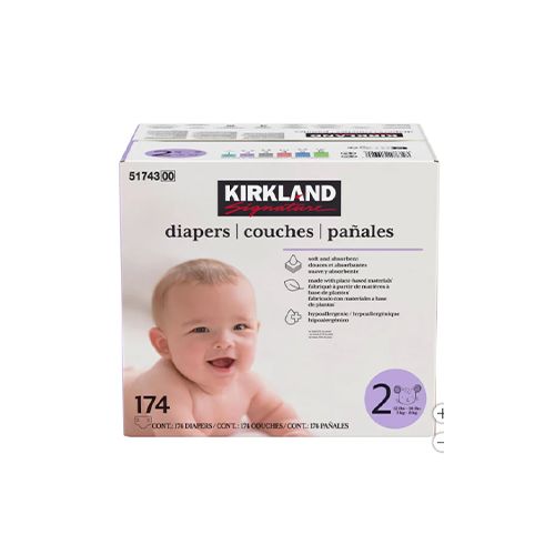Kirkland Signature Diapers Size 2, 174 Count
