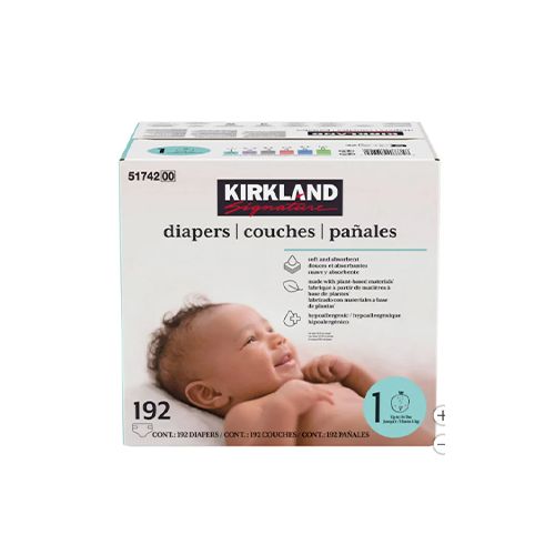 Kirkland Signature Diapers Size 1, 192 Count