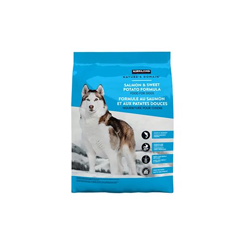 Kirkland Signature Nature’s Domain Salmon &amp; Sweet Potato Dog Food, 15.87 kg (35 lb)