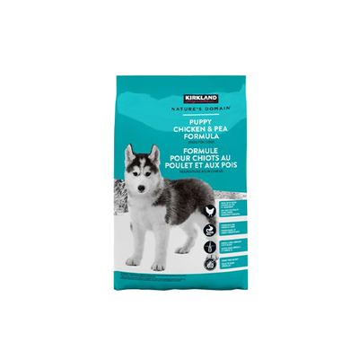 Kirkland Signature Nature’s Domain Puppy Chicken &amp; Pea Formula, Food for Dogs, 9.07 kg (19.9 lb.)