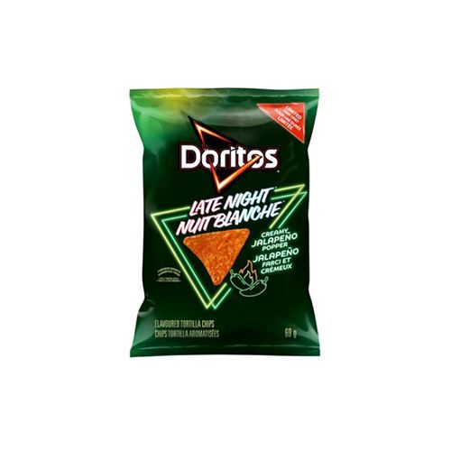 Creamy Jalapeño Popper Falvoured Tortilla Chips, Late Night