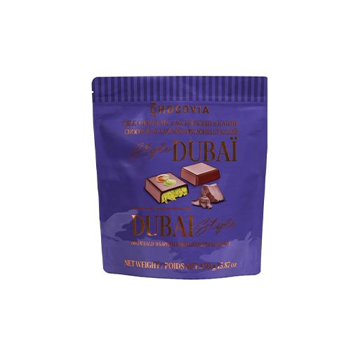 Chocovia Dubaï Style Milk Chocolate With Pistachio &amp; Kadaif