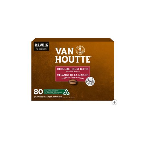 Van Houtte Original House Blend Coffee K-Cups, 80-count