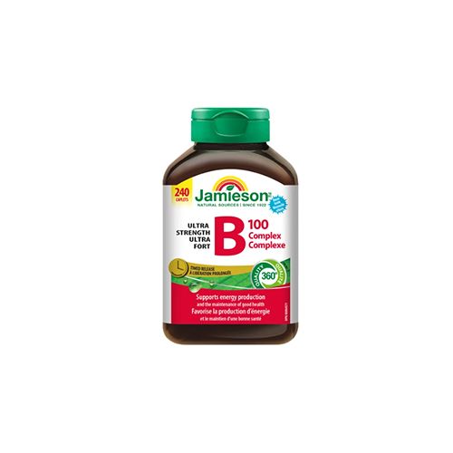 Jamieson Ultra Strength B100 Complex Caplets, 240-count