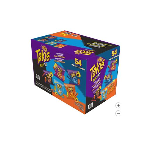 Takis Rolled Tortilla Chips, Galaxy Variety Pack, 54 × 28 g