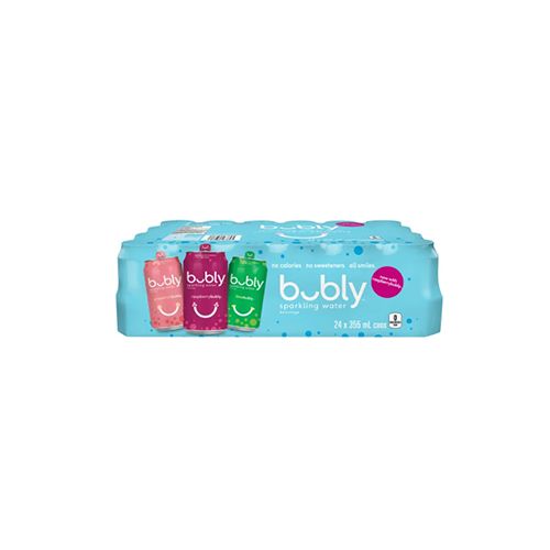 Bubly Sparkling Water Variety 355 mL 24-pack