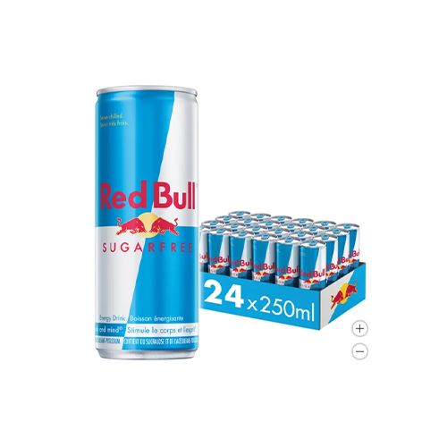 Red Bull Sugar-free Energy Drink, 250 mL 24-pack Red Bull Sugar-free Energy Drink, 250 mL 24-pack