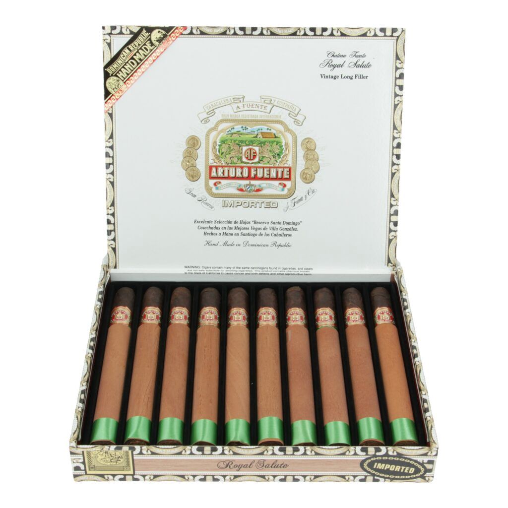 Arturo Fuente – Chateau Fuente Royal Salute Maduro – Box
