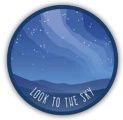 Vinyl Sticker - Look to the Sky