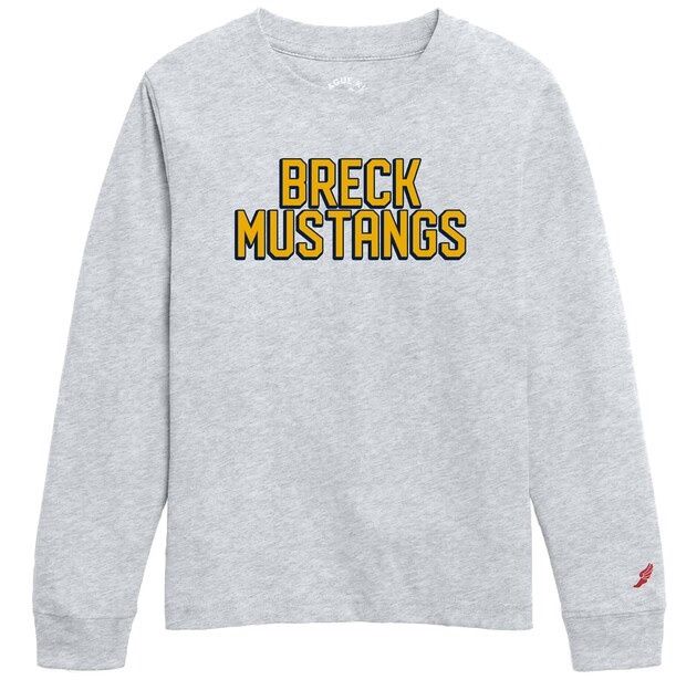 League Youth Long Sleeve Breck Mustangs