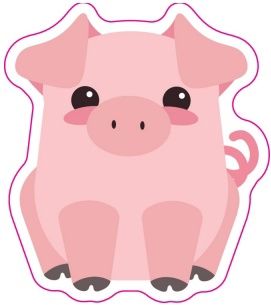 Vinyl Sticker - Pig