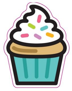 Vinyl Sticker - Cupcake