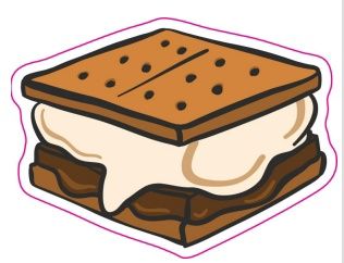 Vinyl Sticker - Smore