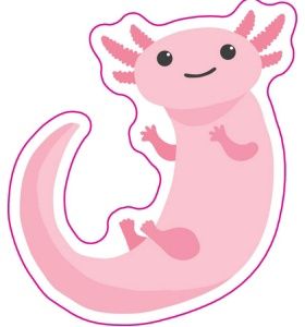 Vinyl Sticker - Axolotl