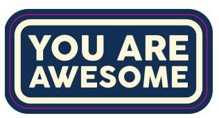 Vinyl Sticker - You Are Awesome
