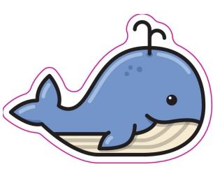 Vinyl Sticker - Whale