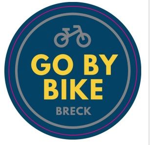 Vinyl Sticker - Go By Bike Breck