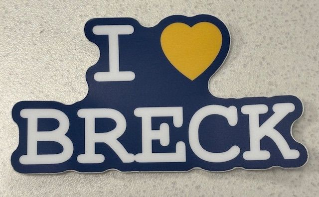 Vinyl Sticker - I Heart Breck