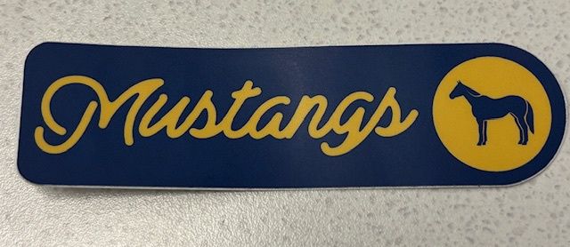 Vinyl Sticker - Mustangs + Circle Horse