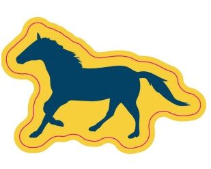 Vinyl Sticker - Mustang Silhouette