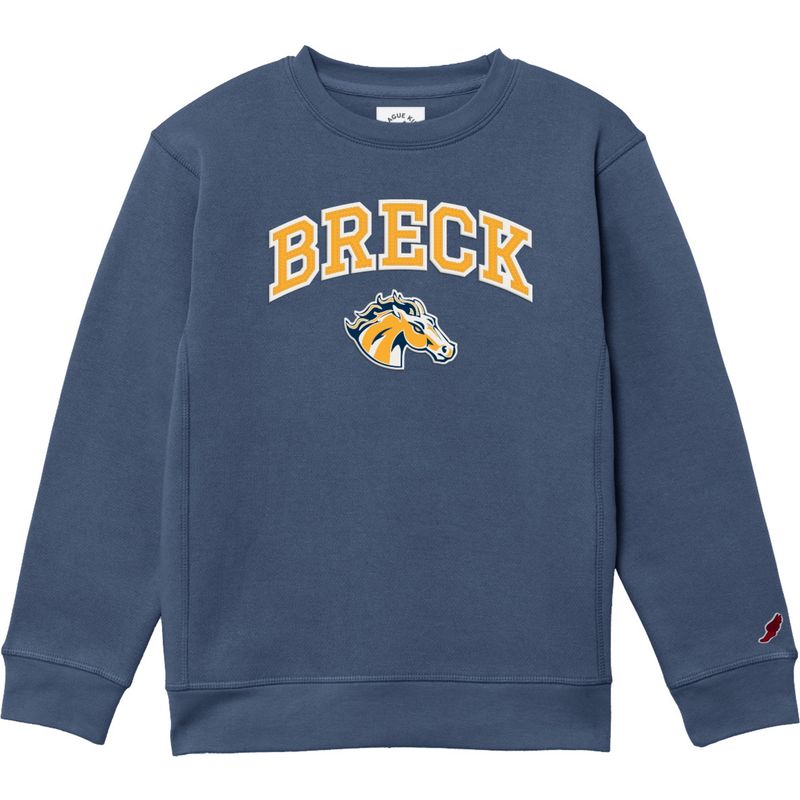 League Youth Sweatshirt - Breck with Mustang