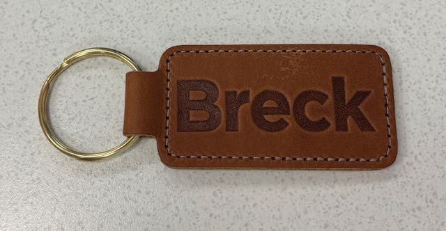 Leather Breck Key Fob
