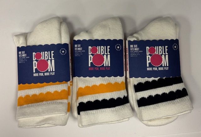 Socks - Double Pom Crew