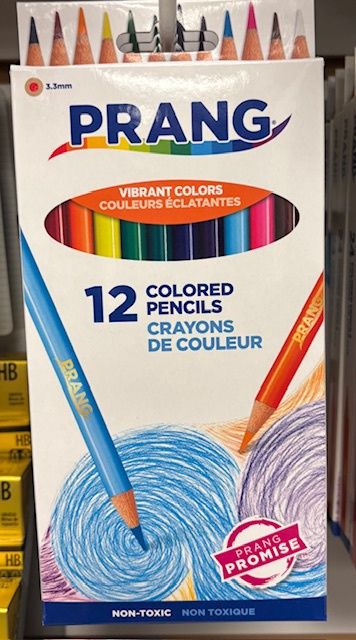Colored Pencils - Prang 12 count