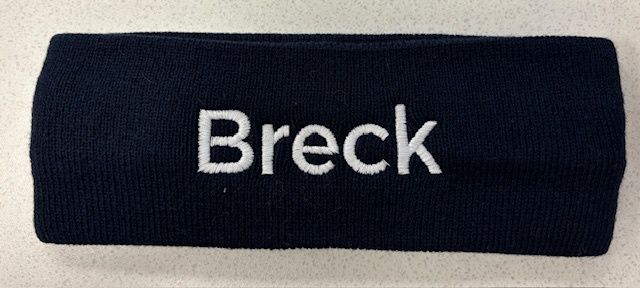 Winter Headband - Knit Navy with Breck