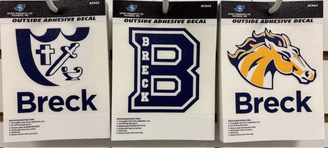 Breck Outdoor Decals