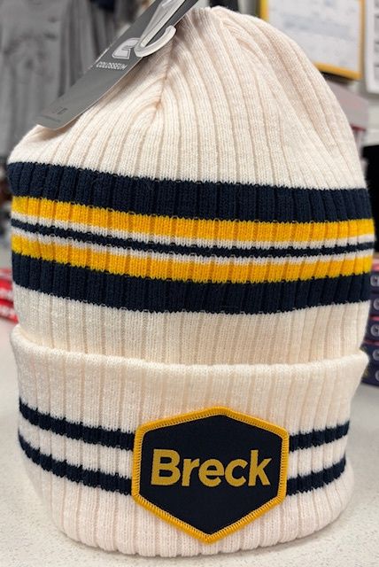 Winter Hat - Colosseum Striped with Breck Patch