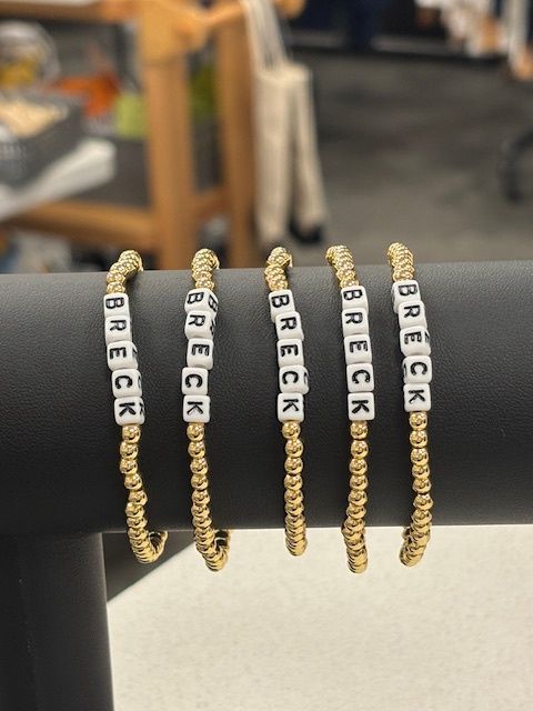 Bracelet - Custom Breck 18K Gold Plated Beads