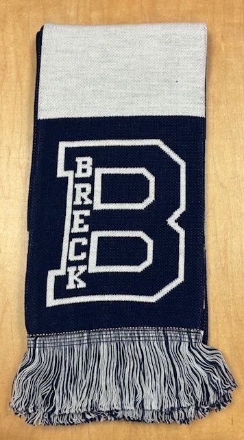Scarf - Breck Navy/White