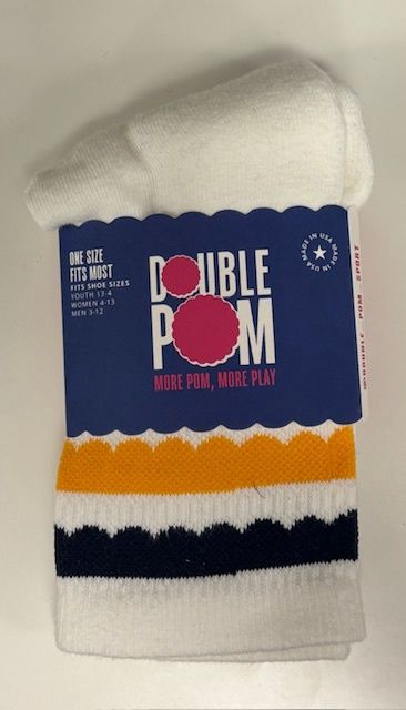 Socks - Double Pom Crew