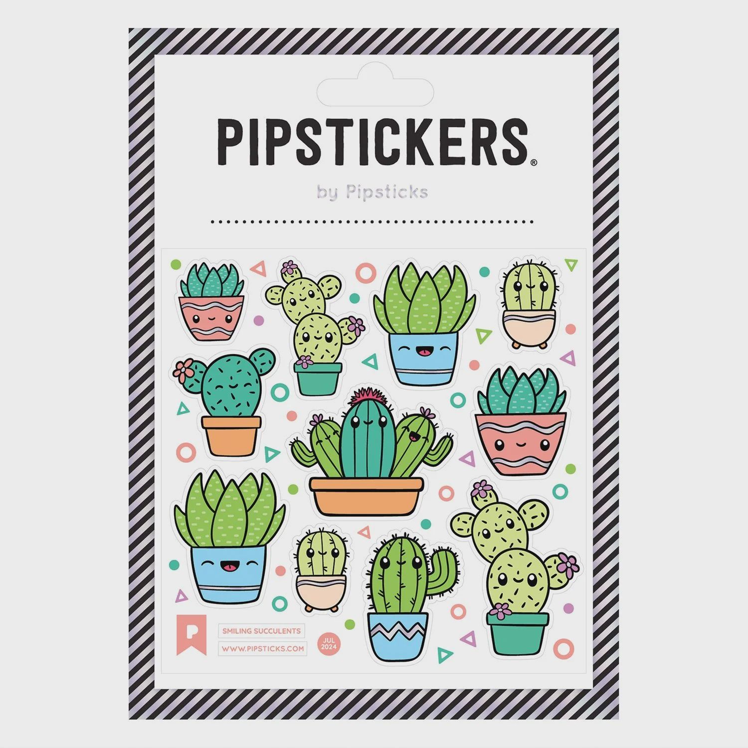 PIPSTICKERS - Smiling Succulents
